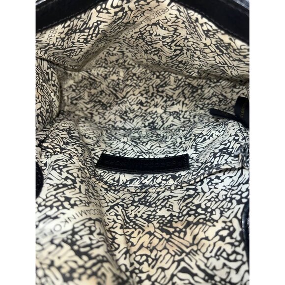 Rebecca Minkoff Black Quilted Mini Affair Bag Gold Chain Crossbody B000419 - Picture 7 of 9